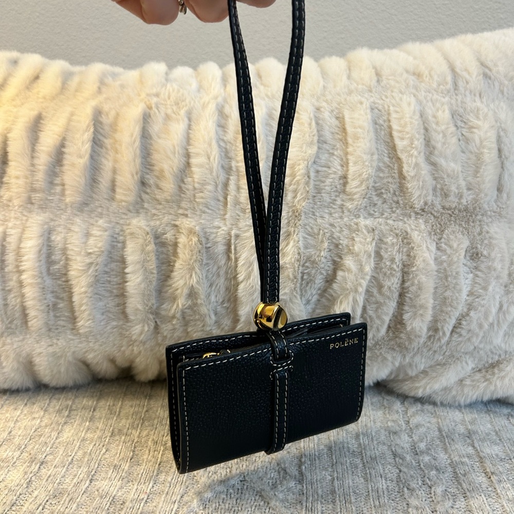 Polène Black Kayé Wristlet Wallet - Picture 3 of 6